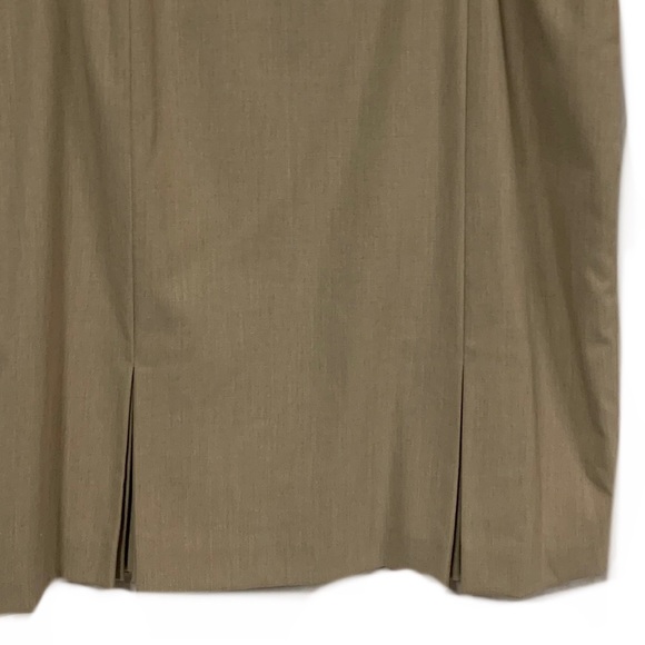 Power Skirt Suit Tahari Designer Neutral Size 12/14 - Picture 11 of 14